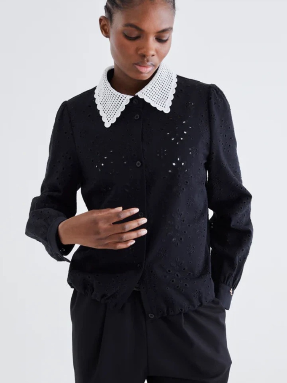 Jovonna London Isla black blouse
